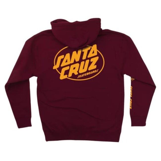 Santa Cruz Club Oval Dot Zip Up Hoodie