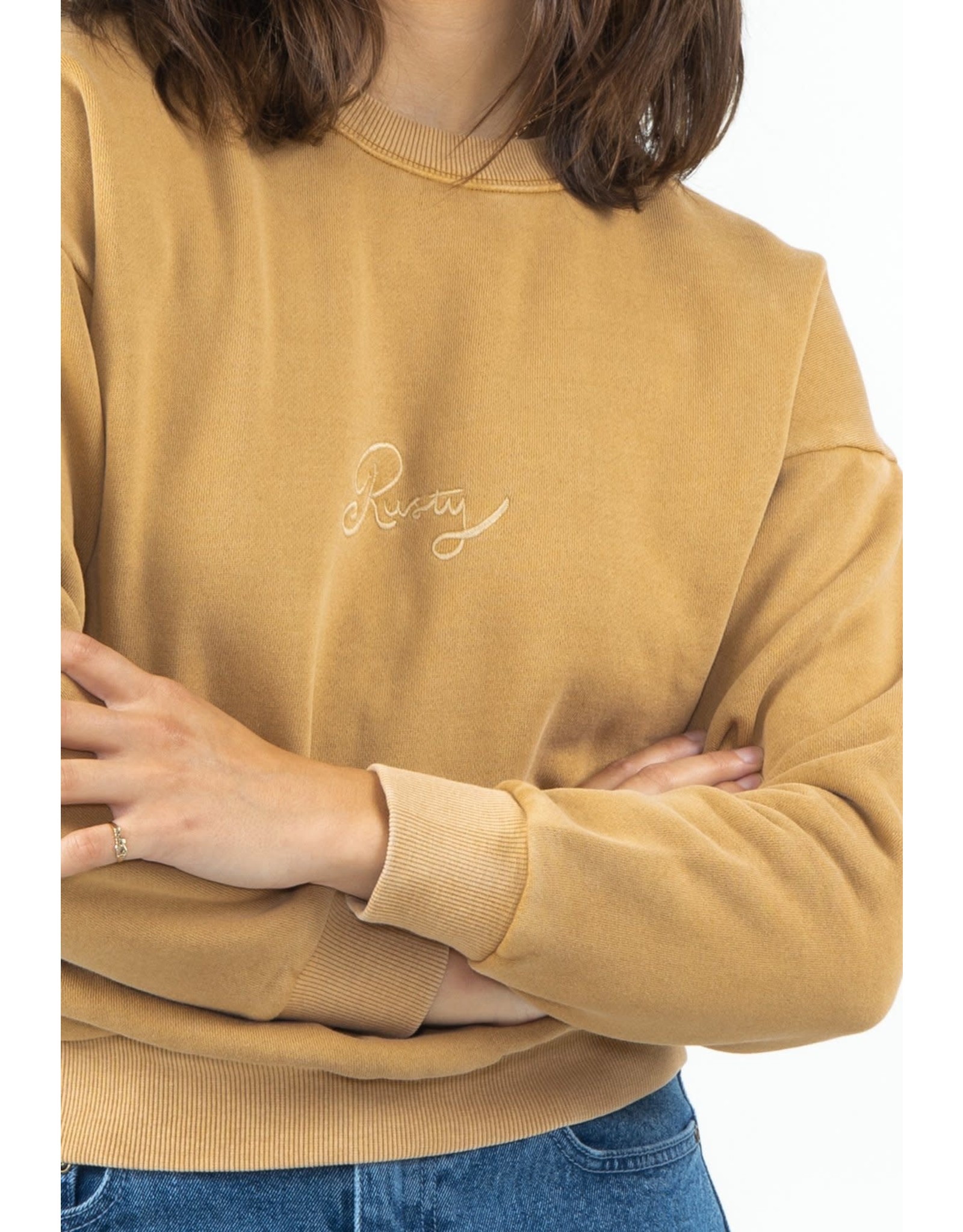 Rusty Lazy Crew Fleece