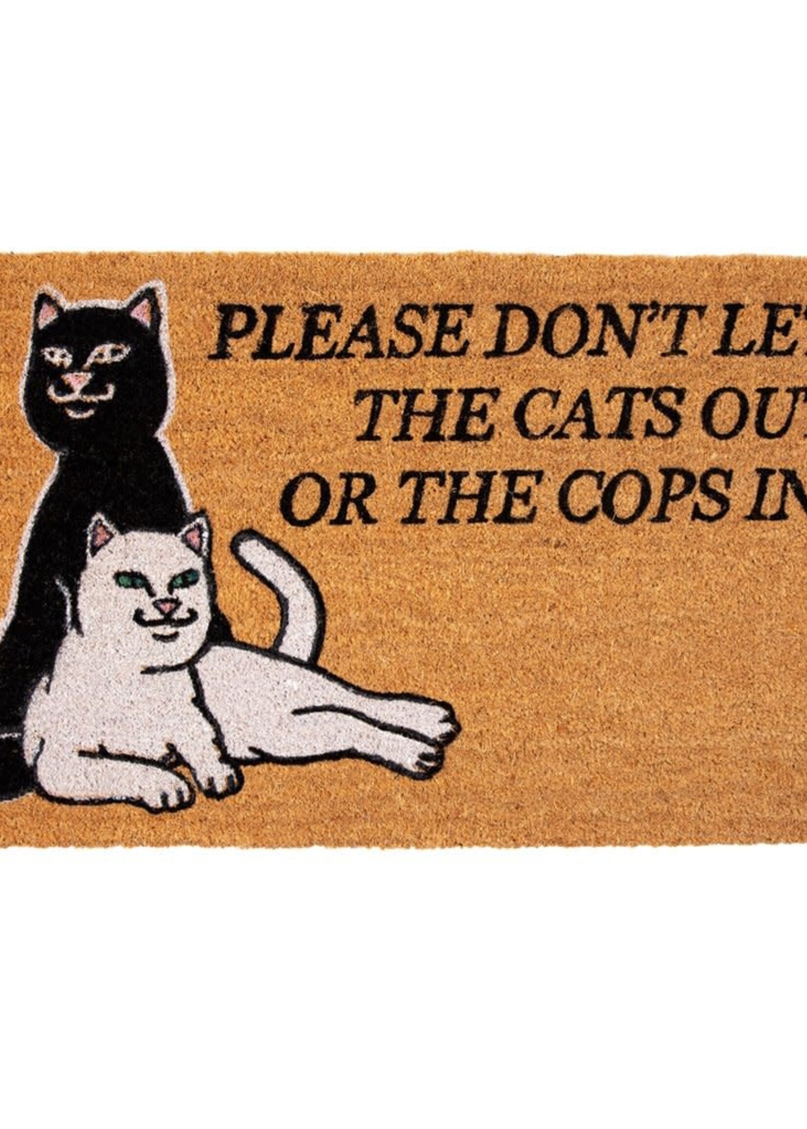 RIP N DIP Don't Let Cats Out Mat