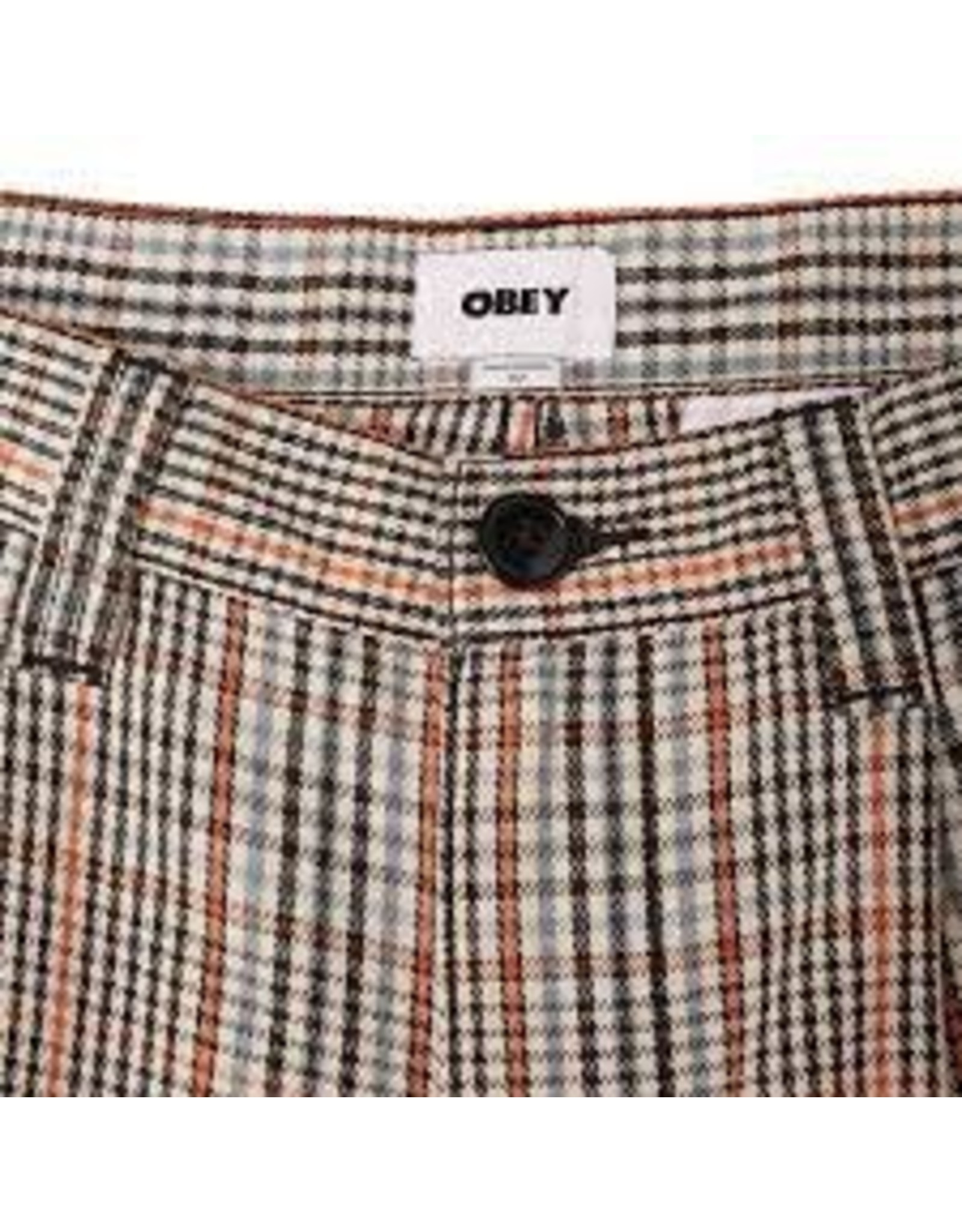 OBEY Estate Plaid Pant