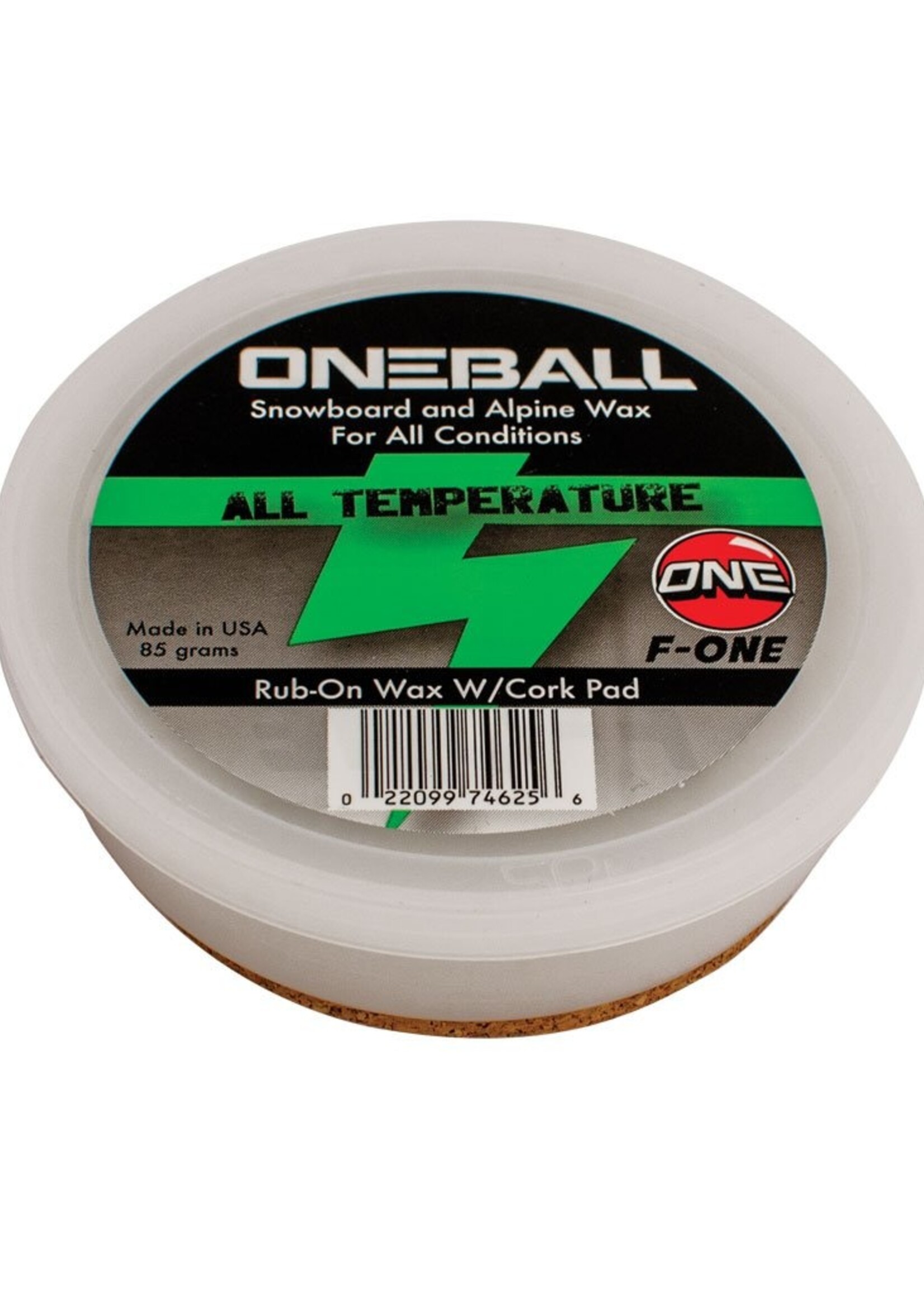 Alpine Ski/Snowboard Wax W/ Cork Pad