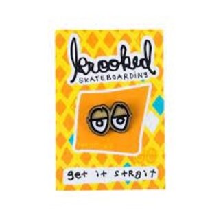 Krooked Eyes Lapel Enamel Pin