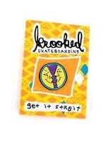 Krooked Trinity Smile Enamel Pin