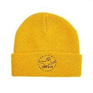 Krooked Trinity Smile Beanie | Yellow