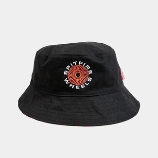 Spitfire Classic 87' Reversible Bucket Hat Black/Red O/S