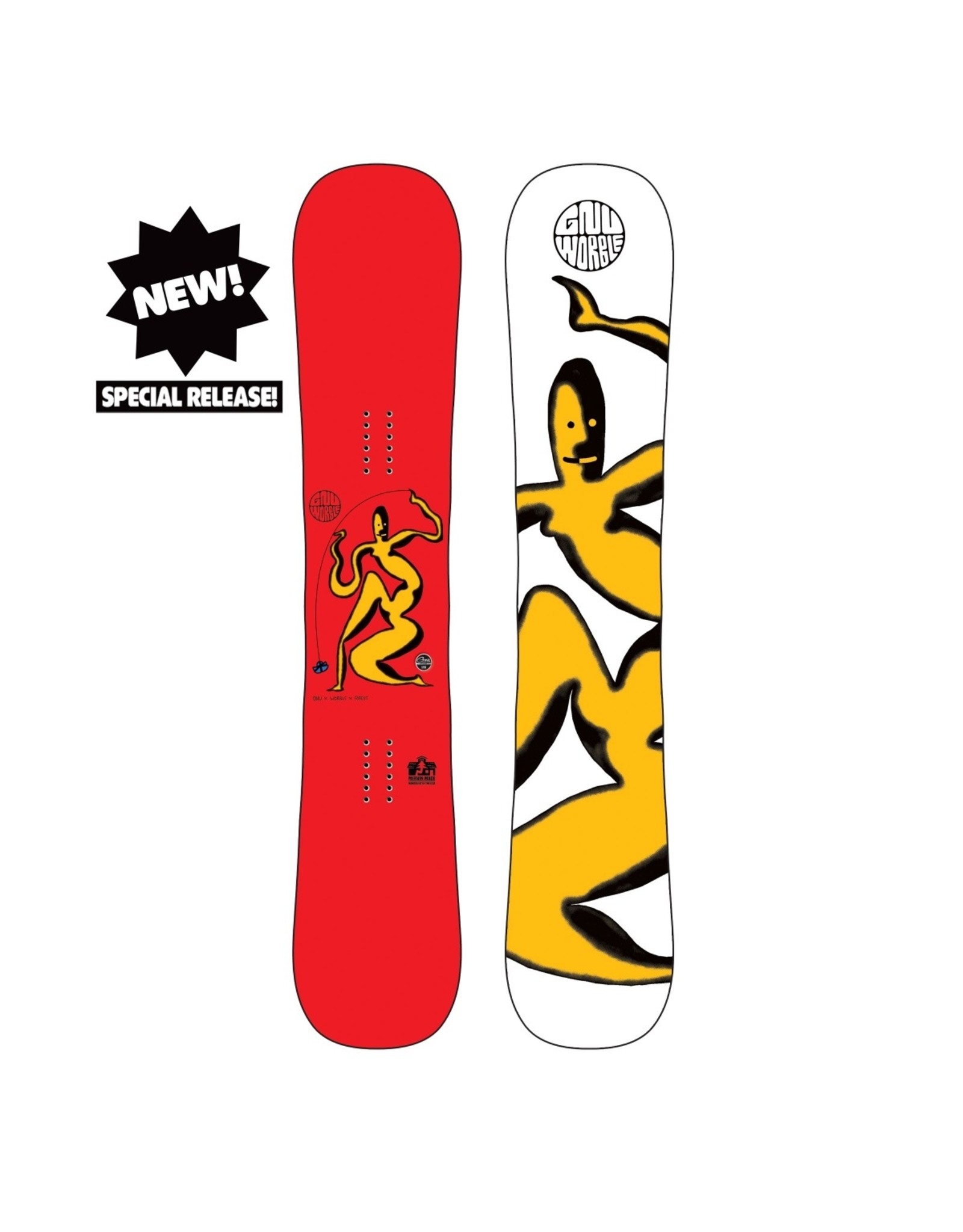 GNU Headspace Worble Edition Snowboard (152)