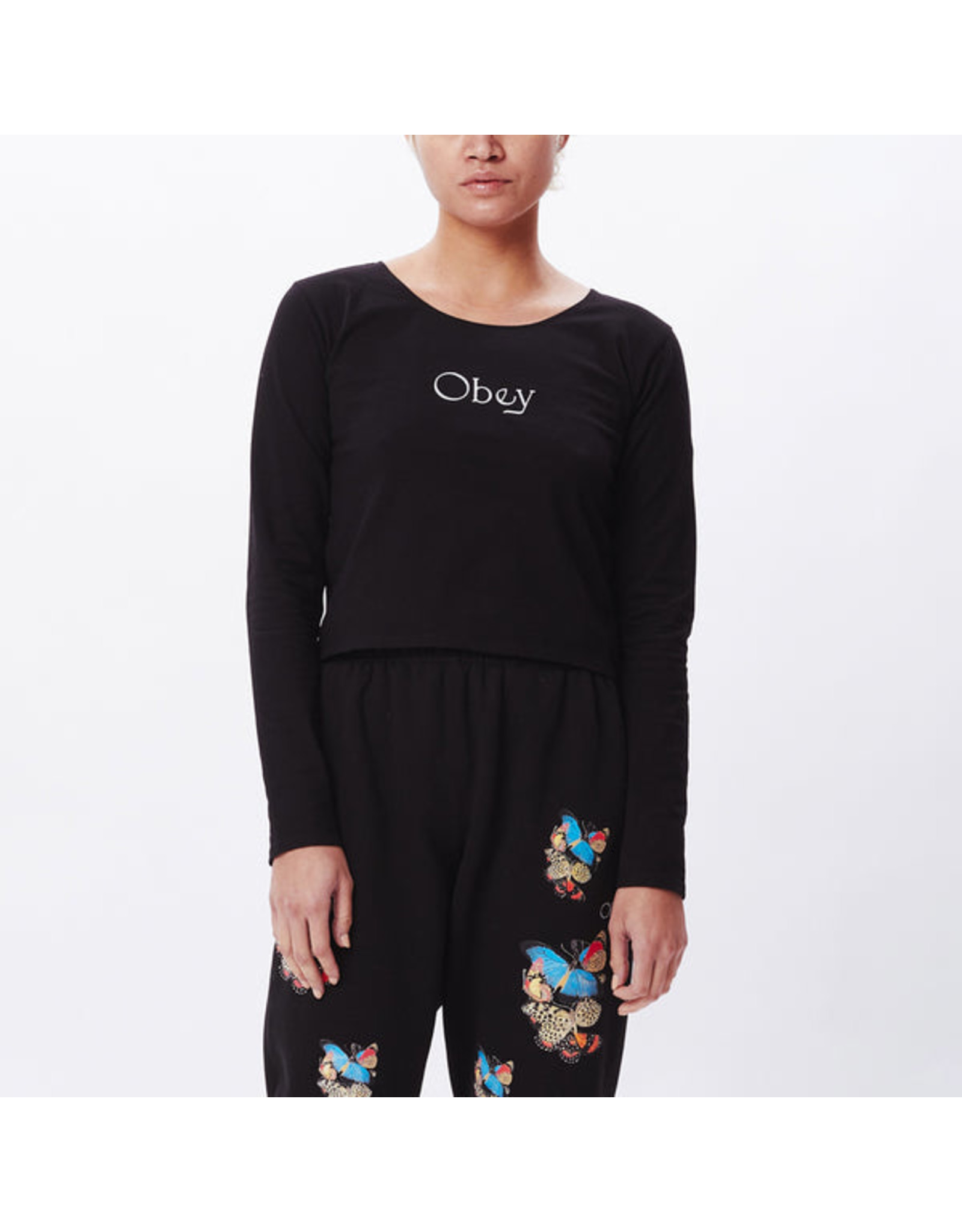 OBEY Women's Frequency Long Sleeve T-Shirt