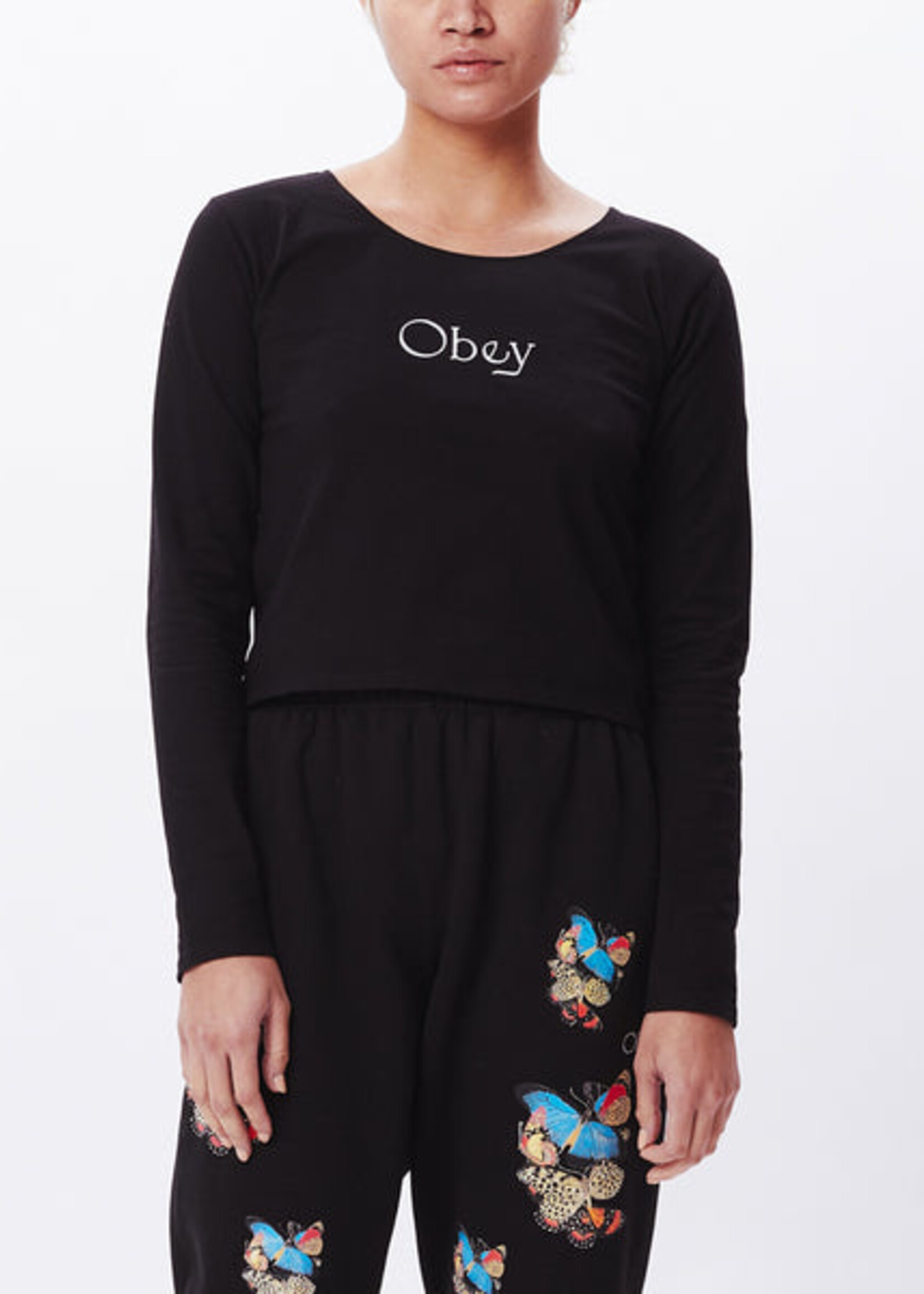 OBEY Women's Frequency Long Sleeve T-Shirt