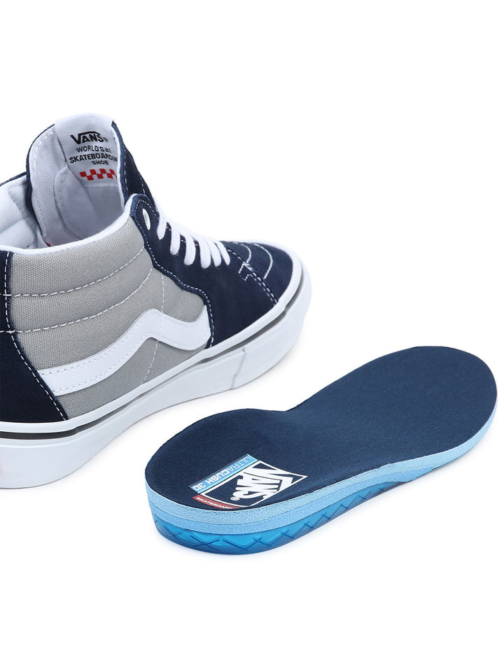 VANS バンズ Skate Grosso Mid 26cm Vans Skate Grosso Mid - Black/White/Emo Leather | Source BMX