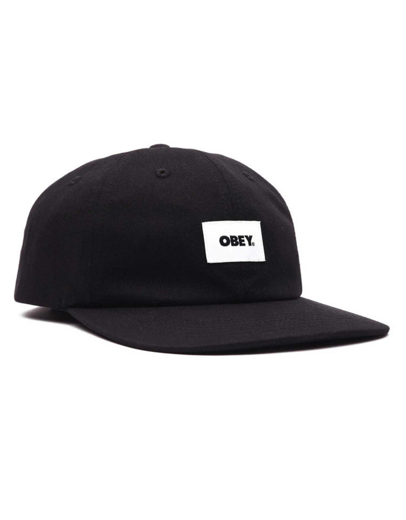 OBEY Bold Label Organic 6 Panel Straight Hat