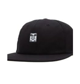 OBEY Icon Face 6 Panel Strapback Hat