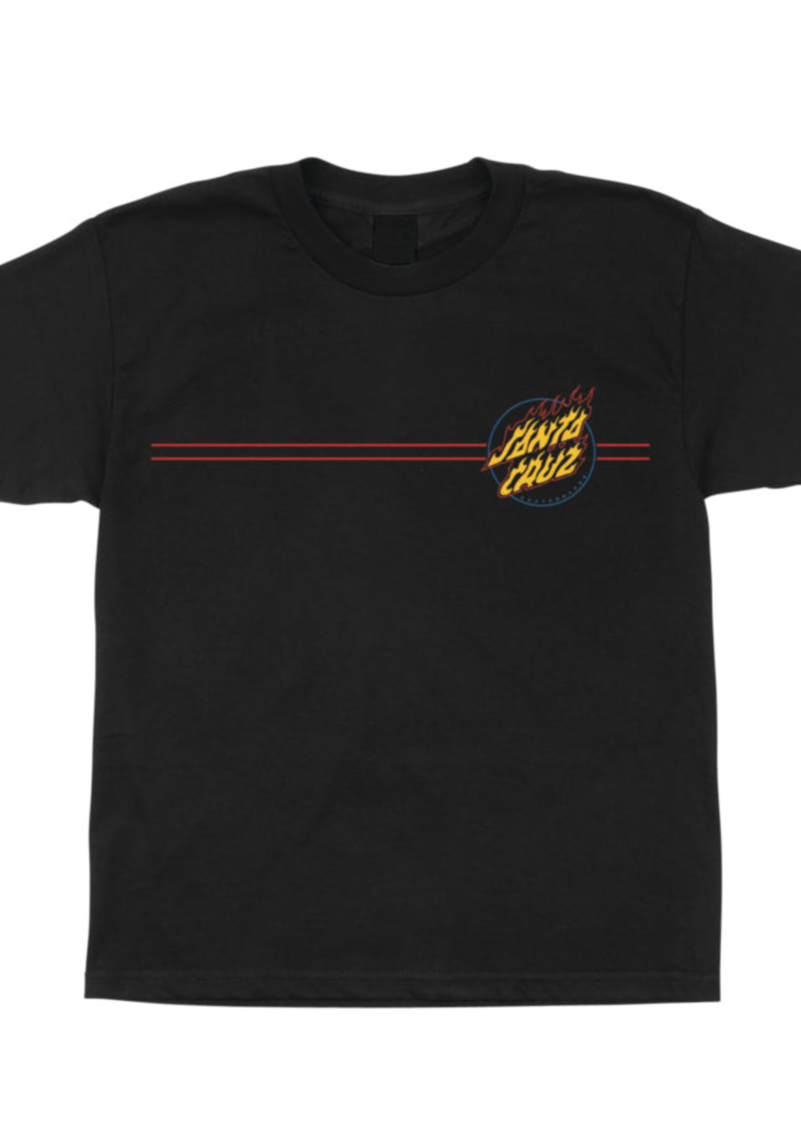 Santa Cruz Youth Abesnt Flame Dot Short Sleeve T-shirt