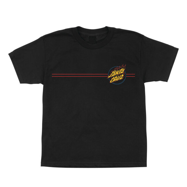 Santa Cruz Youth Abesnt Flame Dot Short Sleeve T-shirt