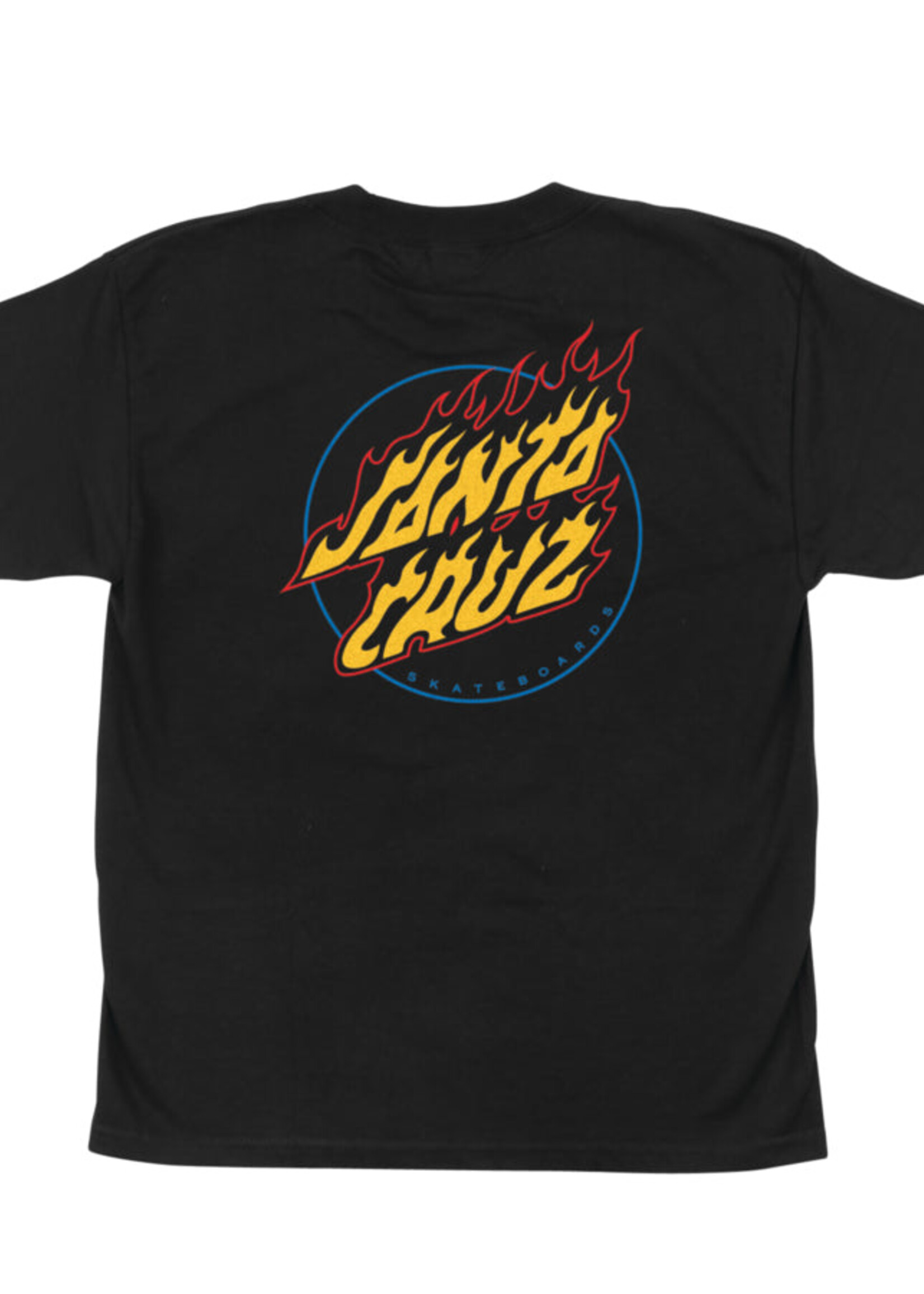Santa Cruz Youth Abesnt Flame Dot Short Sleeve T-shirt