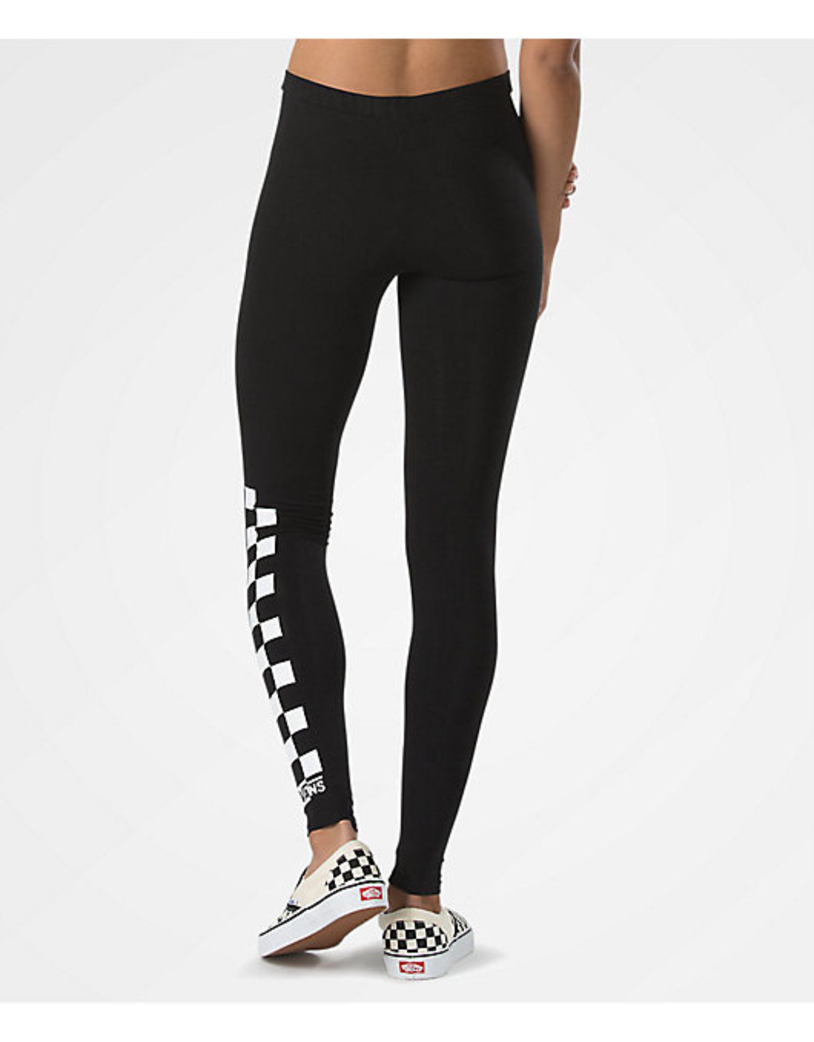 Black Vans Checkerboard Leggings