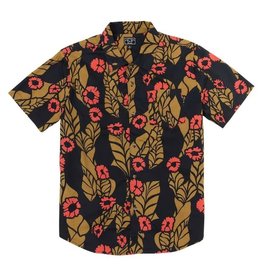 DARK SEAS Poppy Woven Short Sleeve Button Up