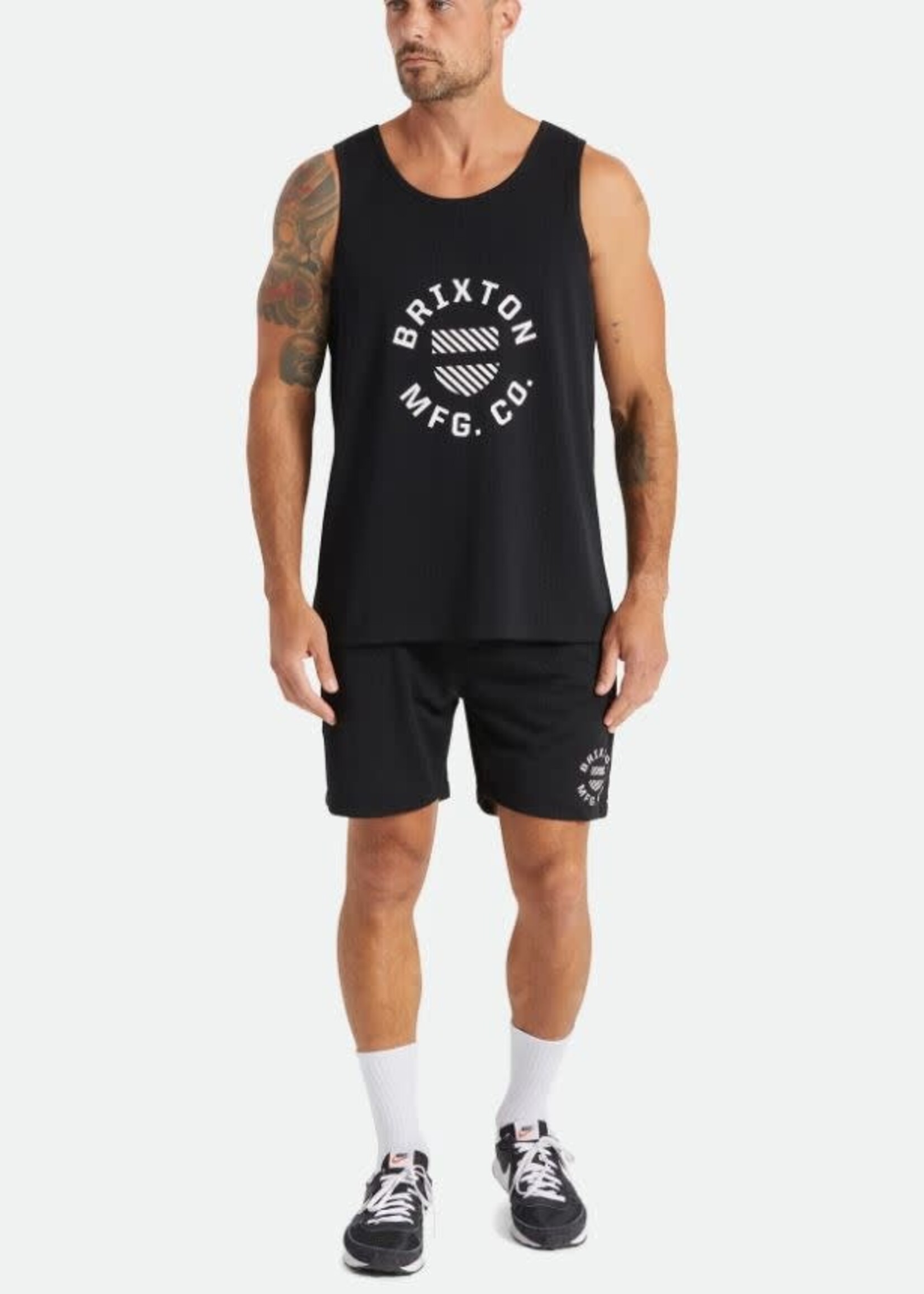 Brixton Sheild Crest Mesh Short