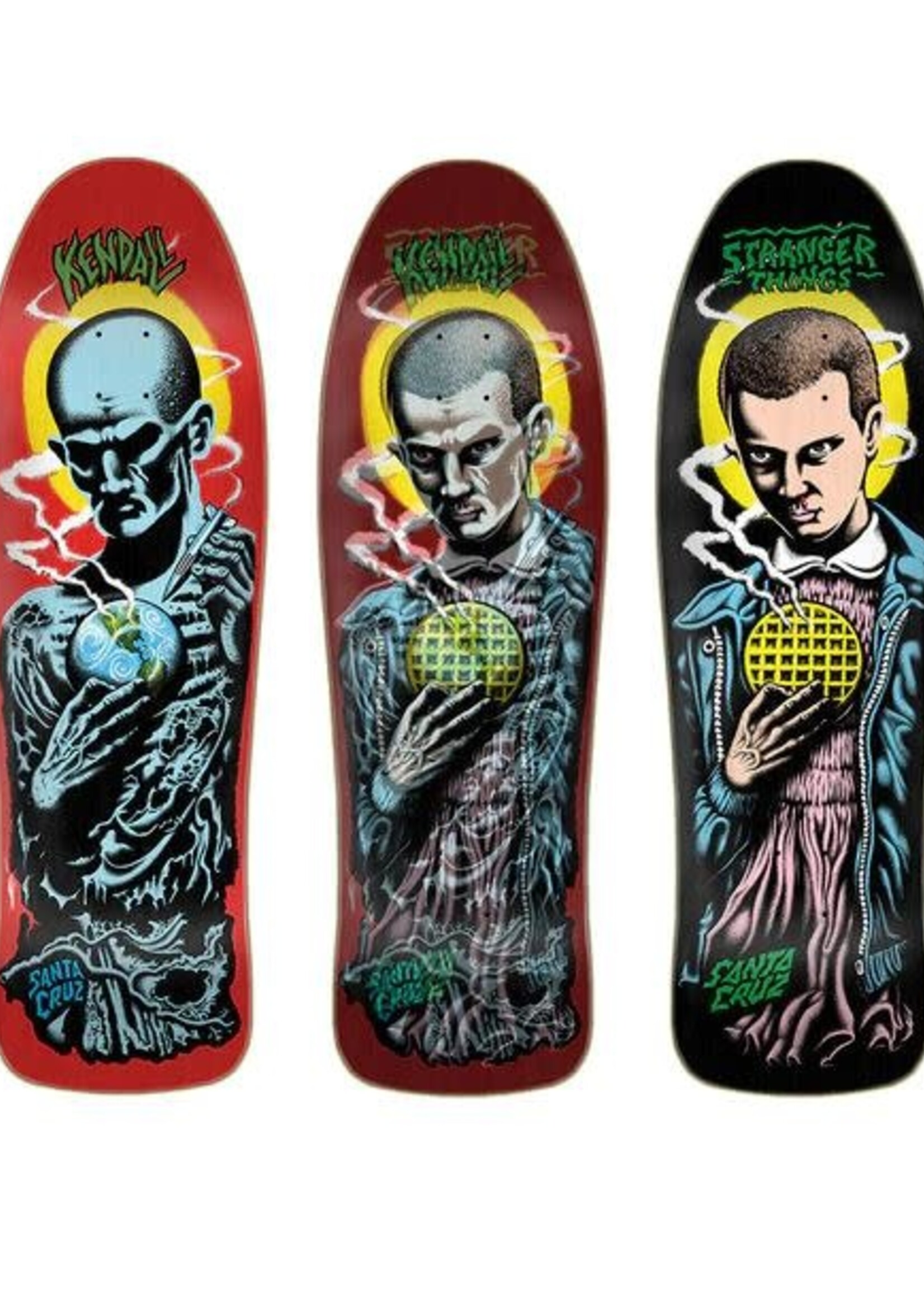 Santa Cruz Santa Cruz X Stranger Things Kendall Lenticular Eleven Deck 9.75″