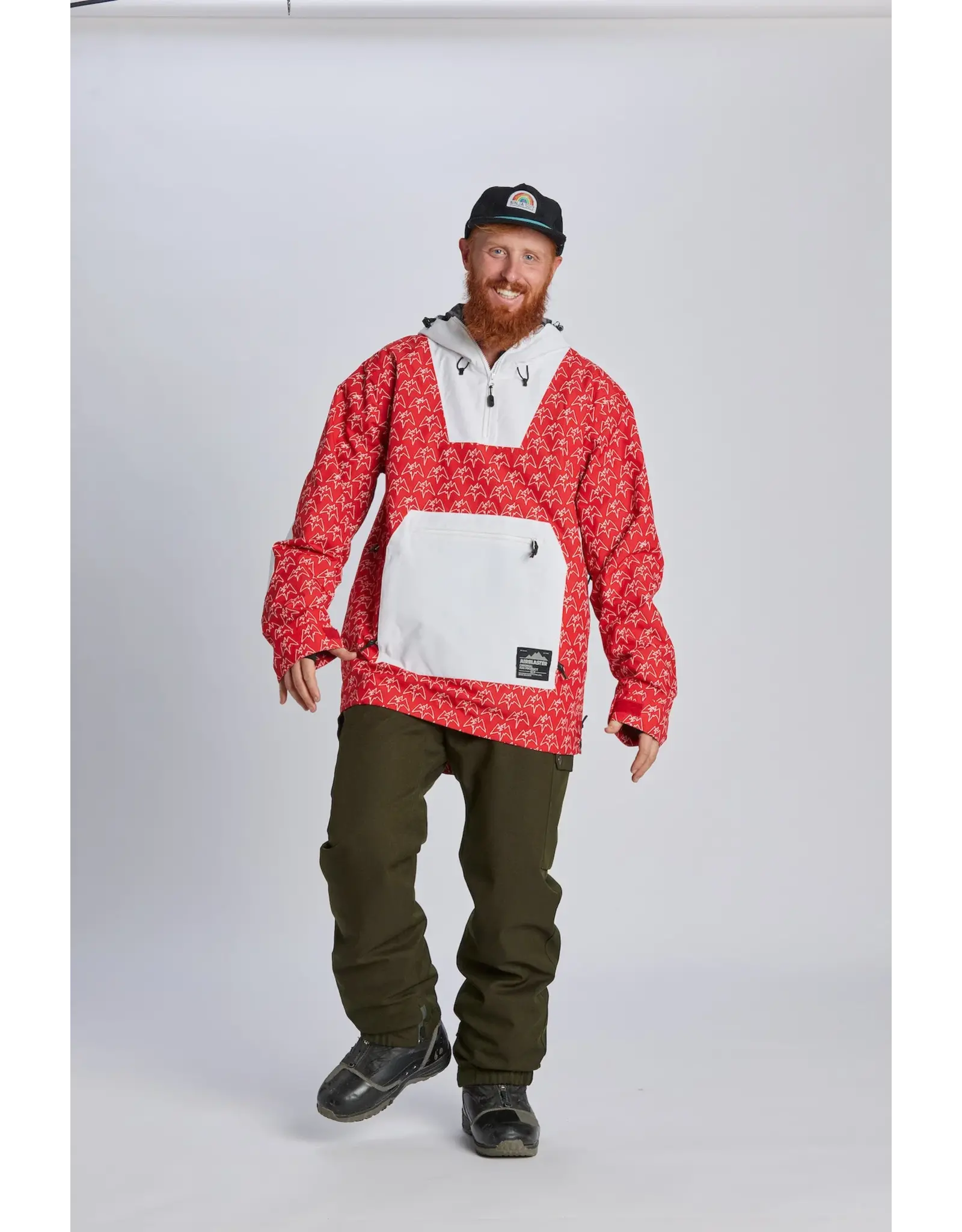 AIRBLASTER Freedom Pullover - Cherry Terry