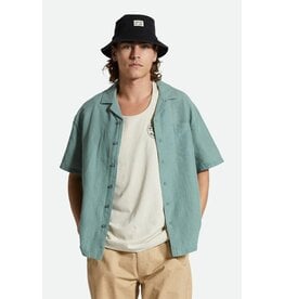 Brixton Bunker Linen Blend Short Sleeve Shirt