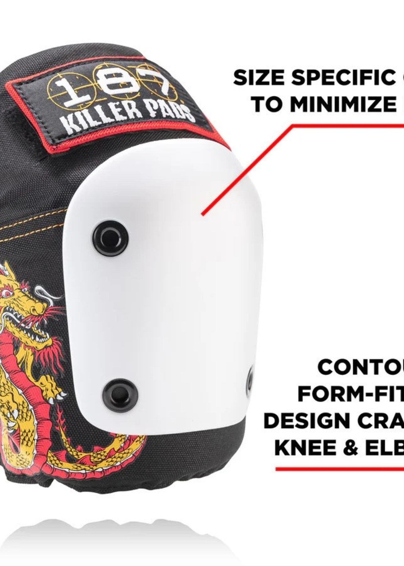187 Killer Pads Adult Steve Caballero 6 Pack Skate Pad Set