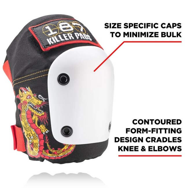 187 Killer Pads Adult Steve Caballero 6 Pack Skate Pad Set