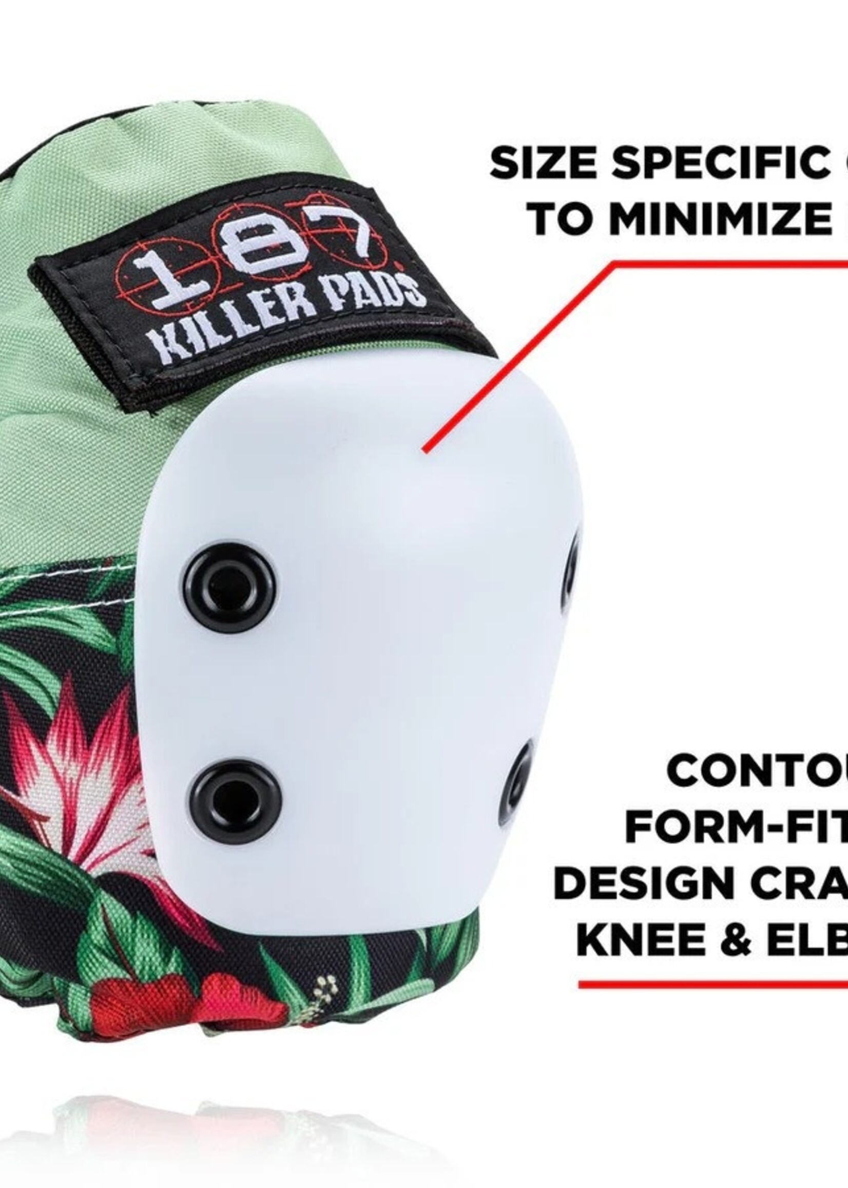 187 Killer Pads Adult 6 Pack Skate Pad Set