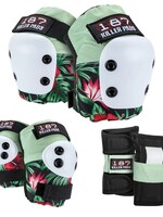187 Killer Pads Adult 6 Pack Skate Pad Set Hibiscus
