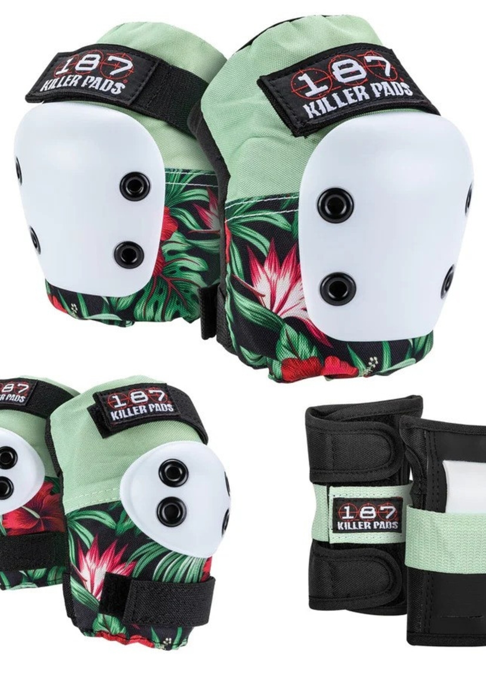 187 Killer Pads Adult 6 Pack Skate Pad Set