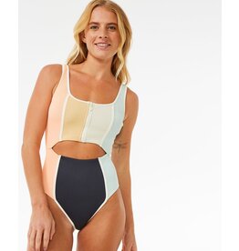 Rip Curl Block Party Splice Good Coverage One Piece