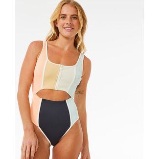 Rip Curl Block Party Splice Good Coverage One Piece