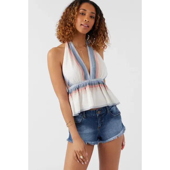 O'Neill SIENA WOVEN HALTER TOP