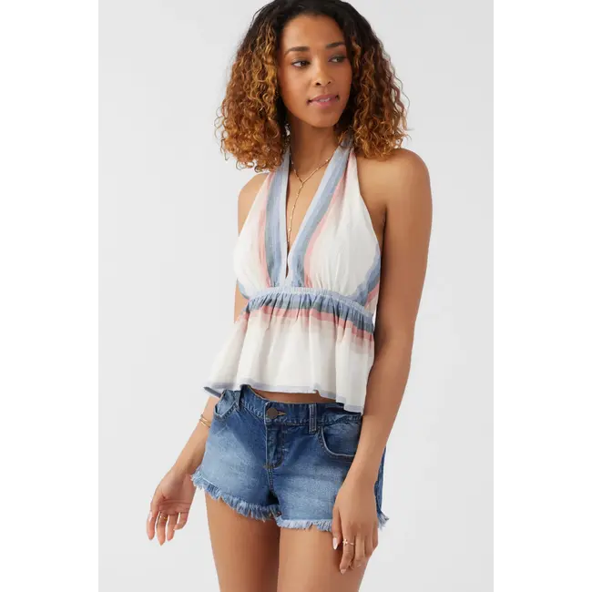 O'Neill SIENA WOVEN HALTER TOP