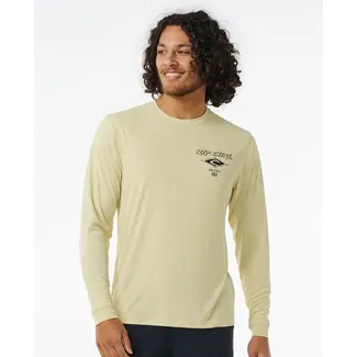 Rip Curl Icons Surflite UPF 50+ Long Sleeve | Vintage Yellow