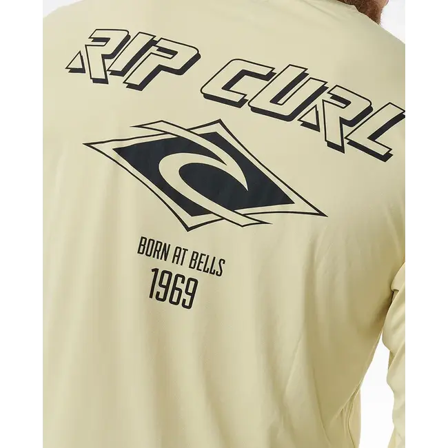 Rip Curl Men's Icons Surflite UPF 50+ Long Sleeve | Vintage Yellow