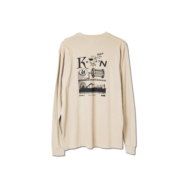 KAVU Men's Puzzle Time Long Sleeve Tee