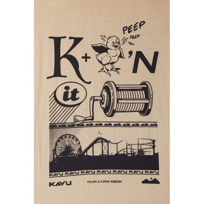 KAVU Men's Puzzle Time Long Sleeve Tee