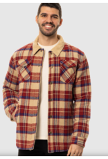 TEAMLTD Plaid Sherpa Jacket