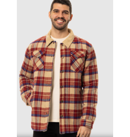 TEAMLTD Plaid Sherpa Jacket