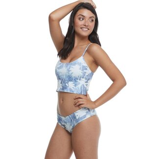 Body Glove Denim City Norah Swim Crop Top