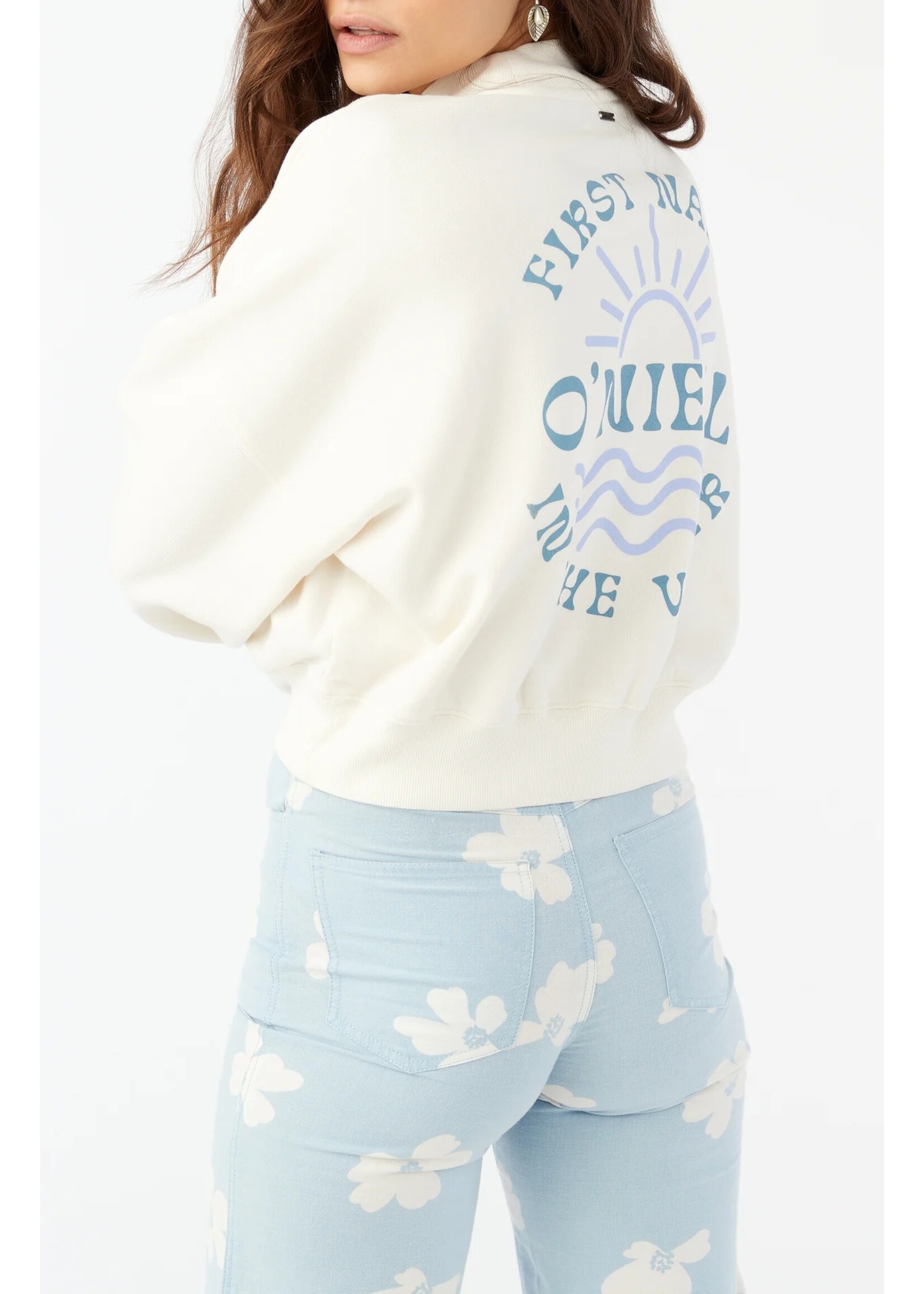 O'Neill Women's Moment Crop Crewneck