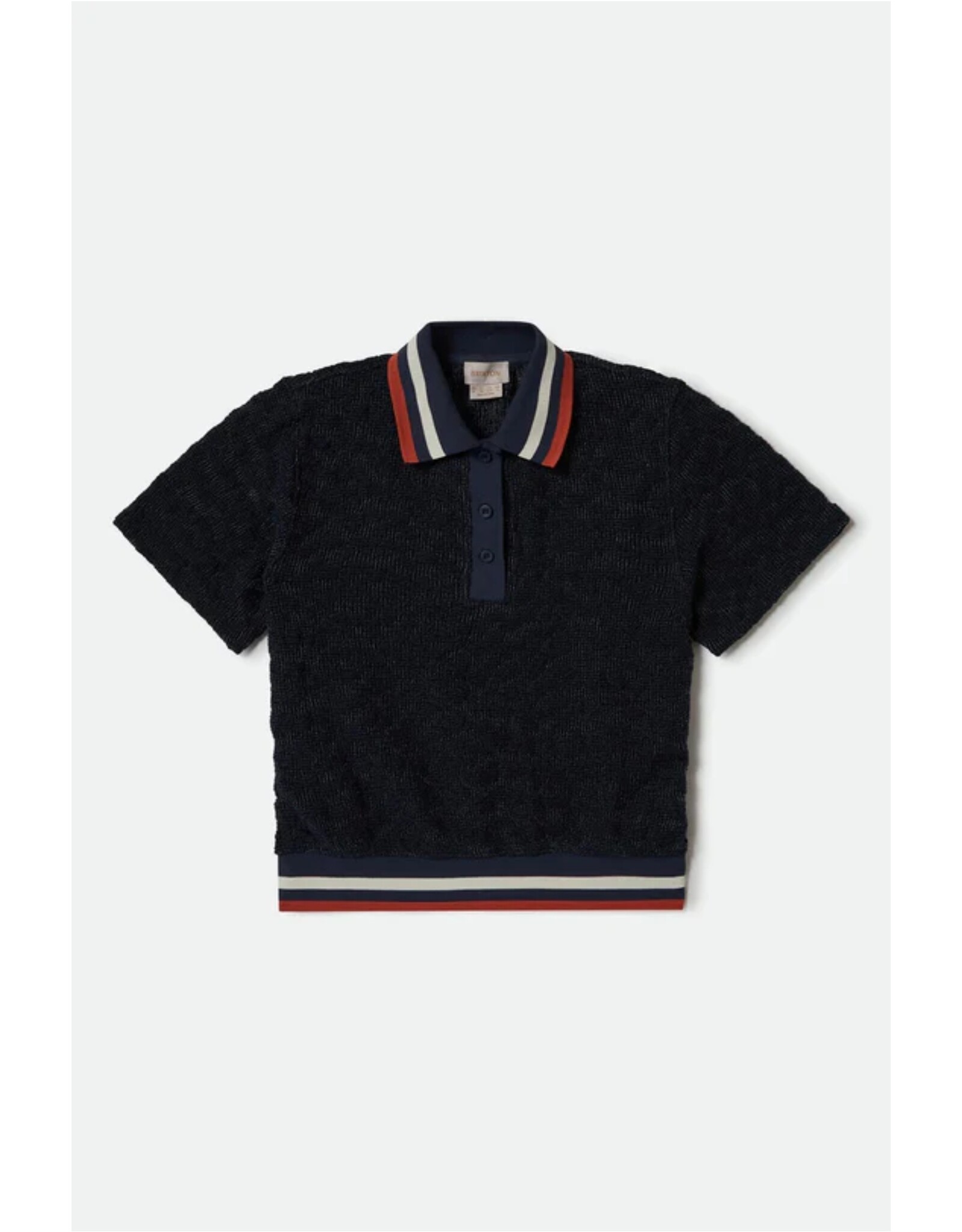Brixton Women's Retro Mesh Short Sleeve Polo