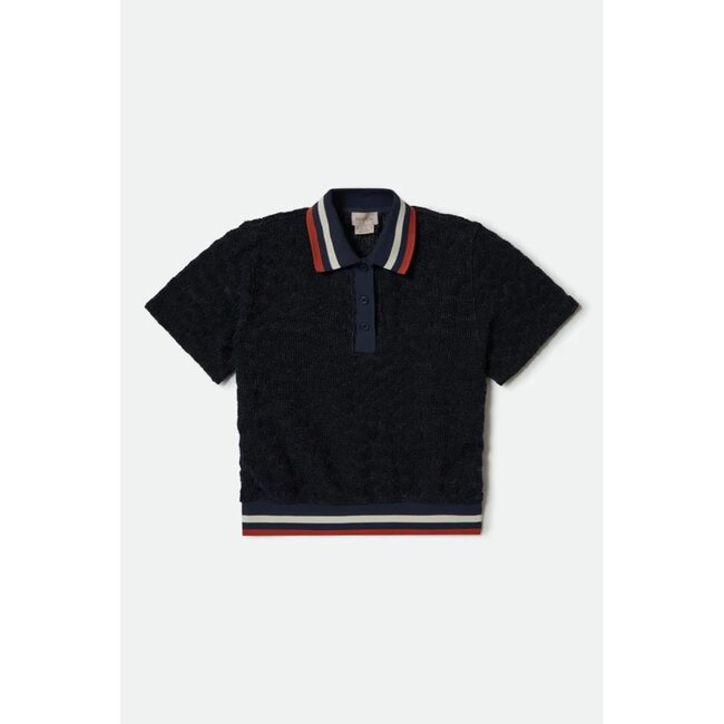 Brixton Women's Retro Mesh Short Sleeve Polo