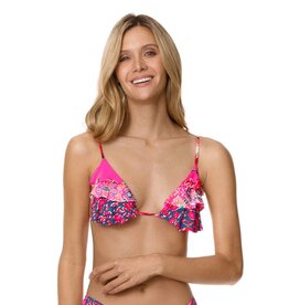 Maaji The Greatest Estelle Ruffle Triangle Bikini Top