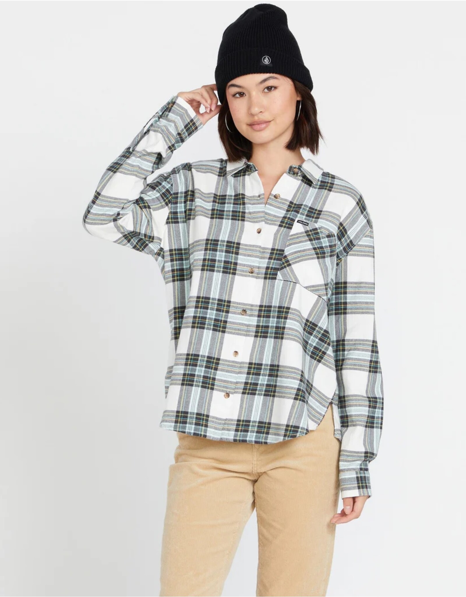 Volcom Plaid To Meet U Long Sleeve