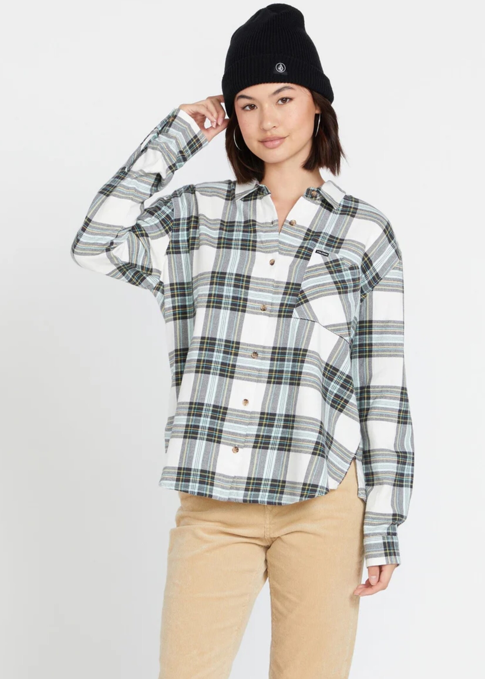 Volcom Plaid To Meet U Long Sleeve