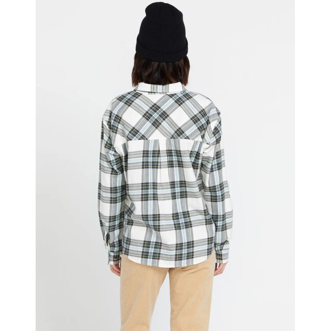 Volcom Women's Plaid To Meet U Long Sleeve