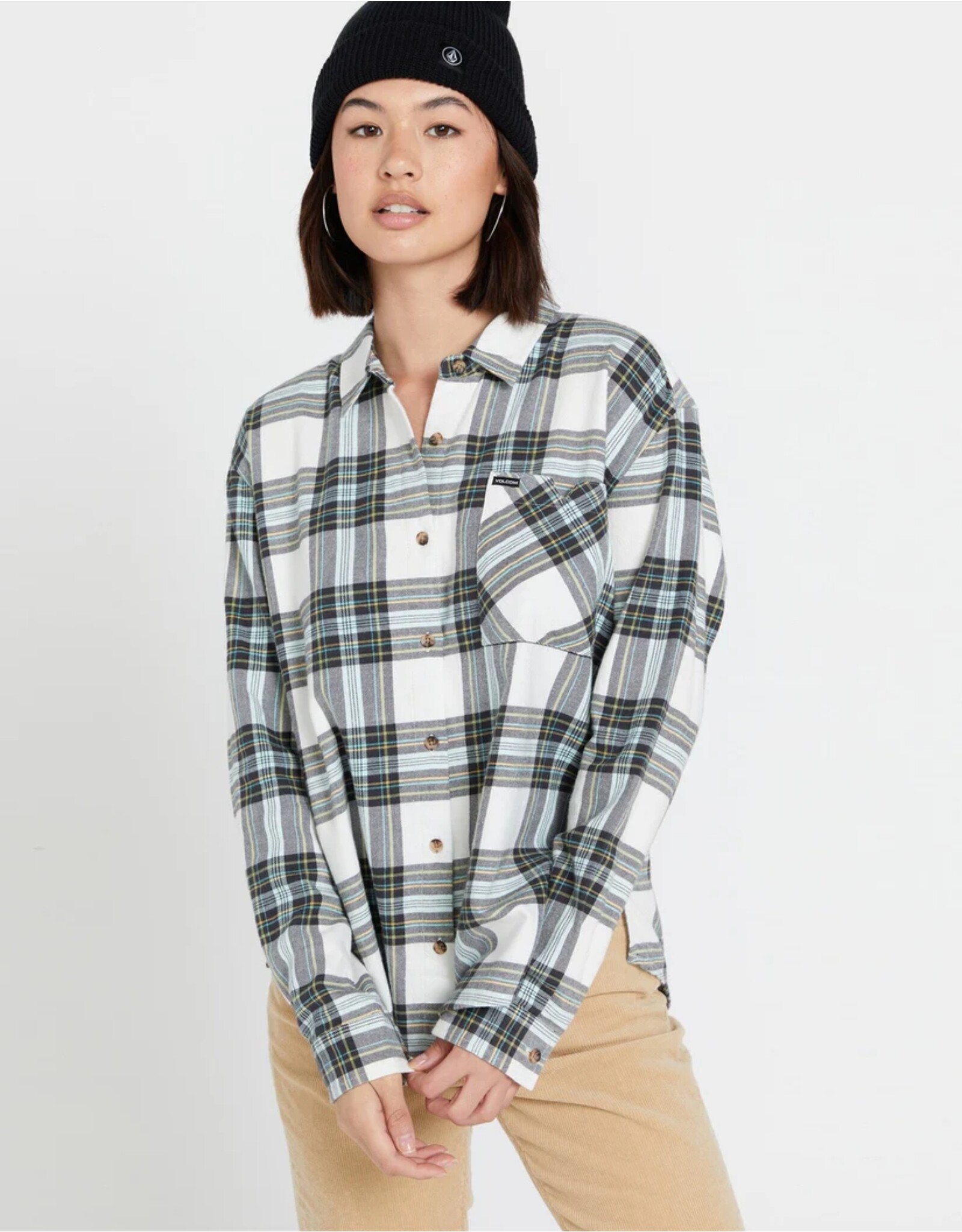 Volcom Plaid To Meet U Long Sleeve