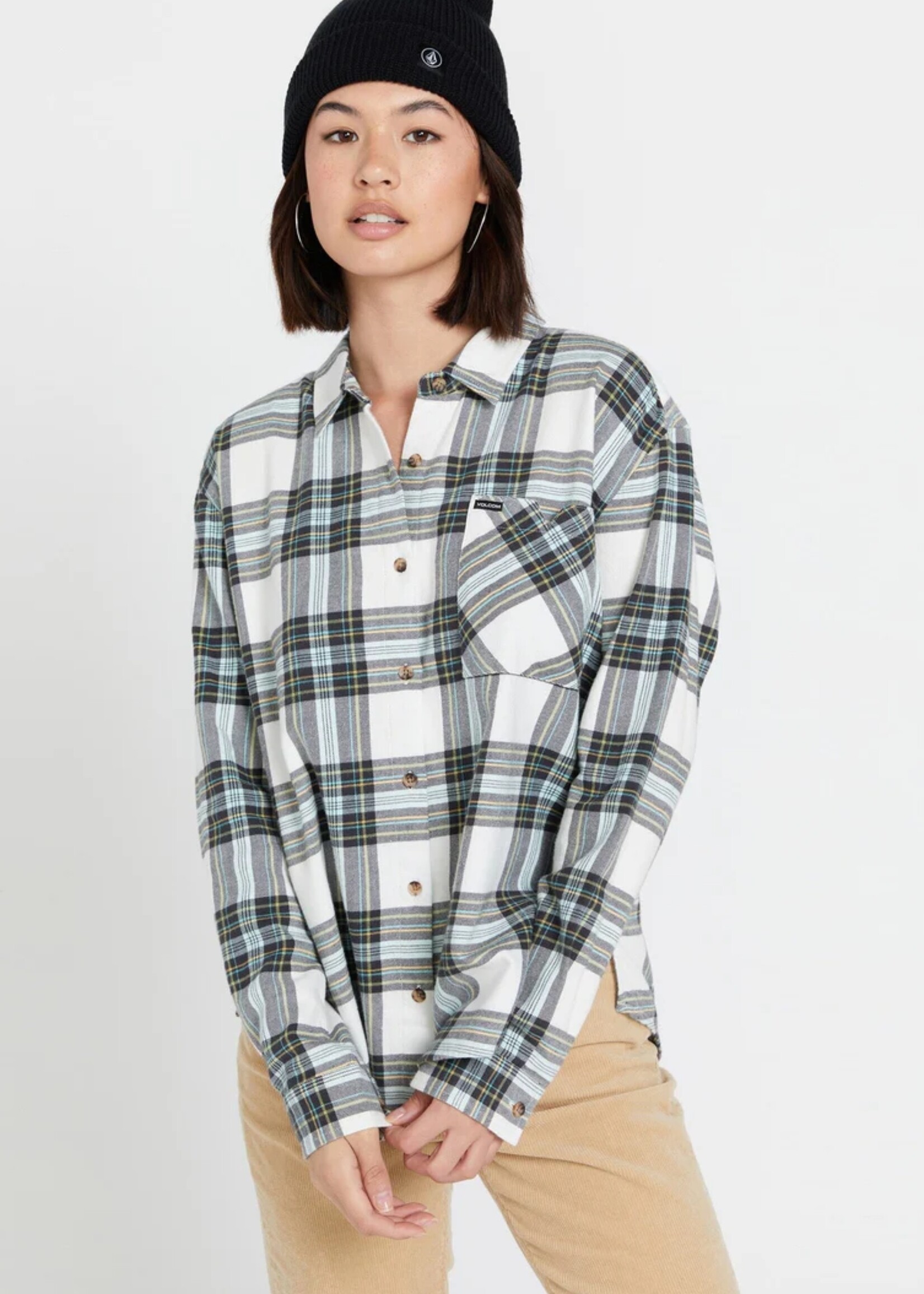 Volcom Plaid To Meet U Long Sleeve