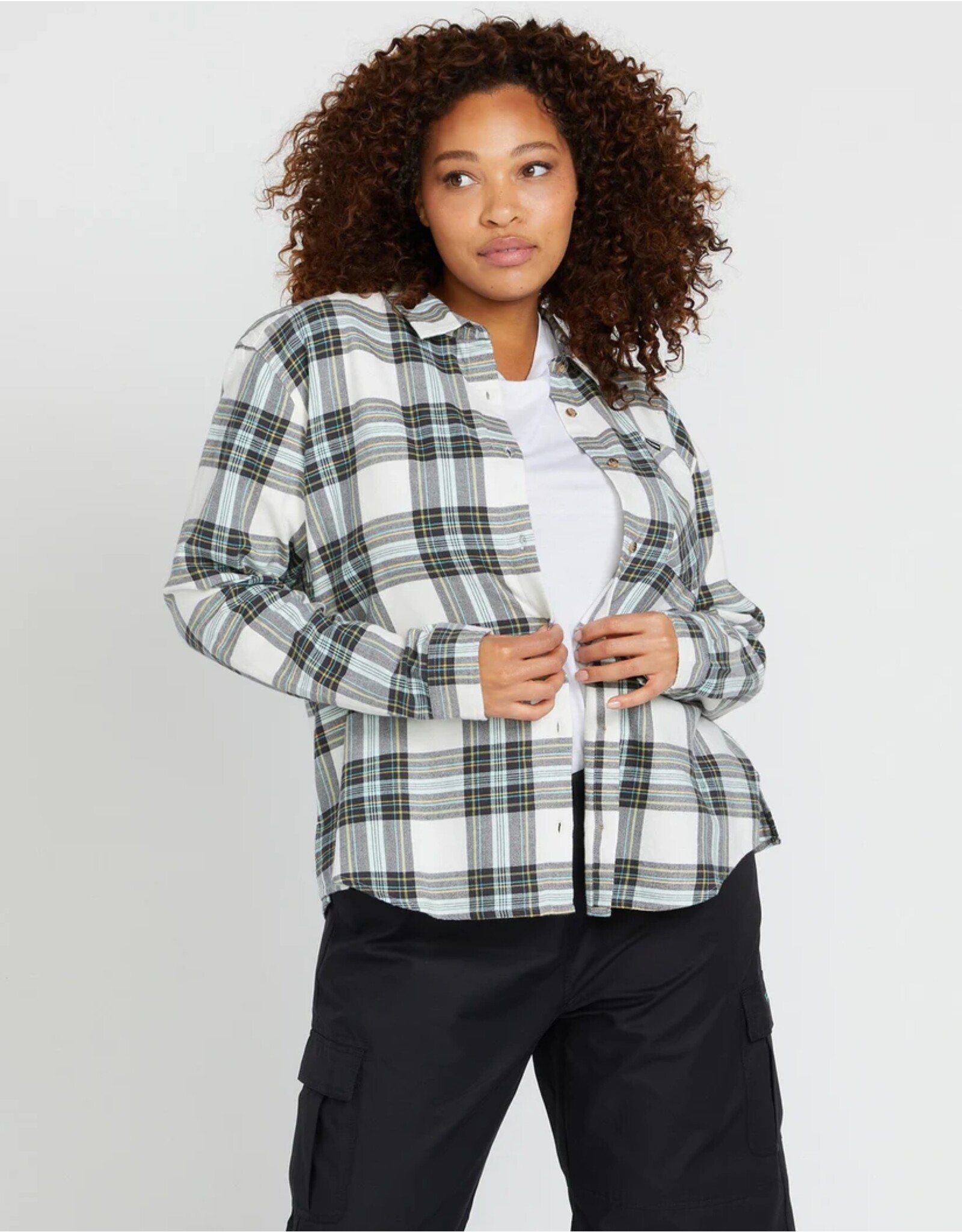 Volcom Plaid To Meet U Long Sleeve